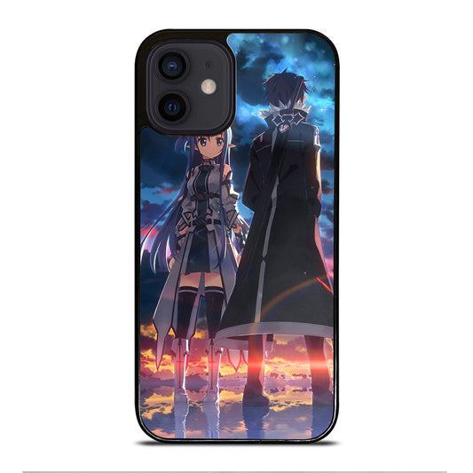 SWORD ART ONLINE ANIME KIRITO AND ASUNA iPhone 12 Mini Case Cover