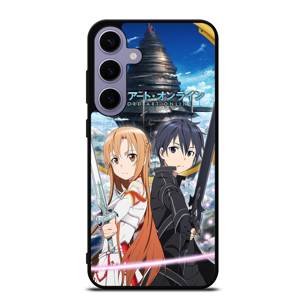 SWORD ART ONLINE KIRITO AND ASUNA ANIME Samsung Galaxy S24 Plus Case Cover