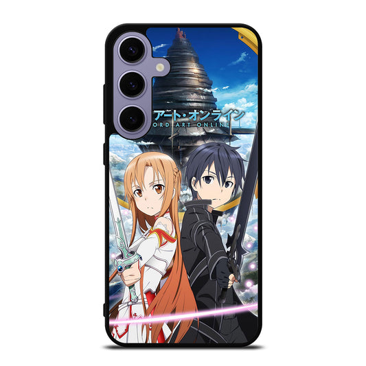 SWORD ART ONLINE KIRITO AND ASUNA ANIME Samsung Galaxy S24 Plus Case Cover