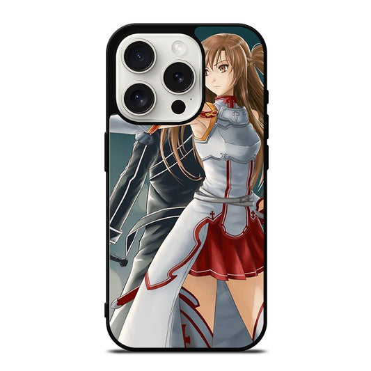 SWORD ART ONLINE KIRITO AND ASUNA ANIME 2 iPhone 15 Pro Case Cover