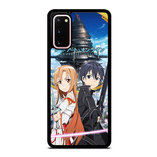 SWORD ART ONLINE KIRITO AND ASUNA ANIME Samsung Galaxy S20 Case Cover