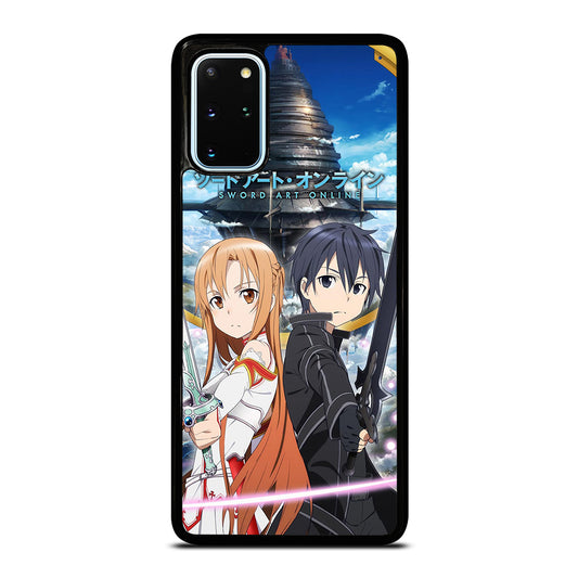 SWORD ART ONLINE KIRITO AND ASUNA ANIME Samsung Galaxy S20 Plus Case Cover