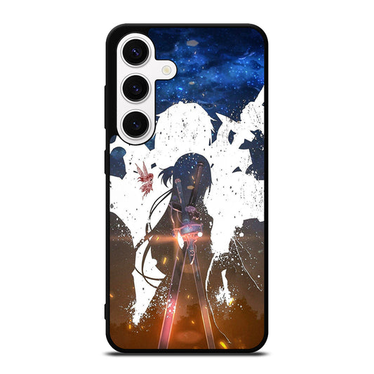 SWORD ART ONLINE KIRITO AND ASUNA ART Samsung Galaxy S24 Case Cover