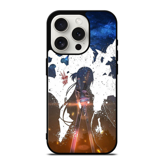 SWORD ART ONLINE KIRITO AND ASUNA ART iPhone 15 Pro Case Cover