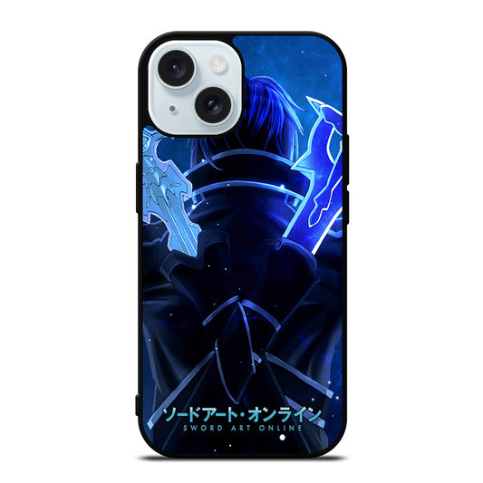 SWORD ART ONLINE KIRITO ANIME iPhone 15 Case Cover