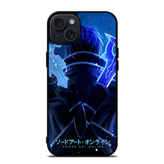 SWORD ART ONLINE KIRITO ANIME iPhone 15 Plus Case Cover