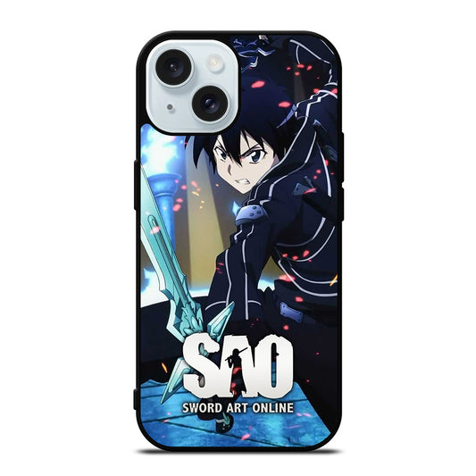SWORD ART ONLINE KIRITO ANIME 2 iPhone 15 Case Cover