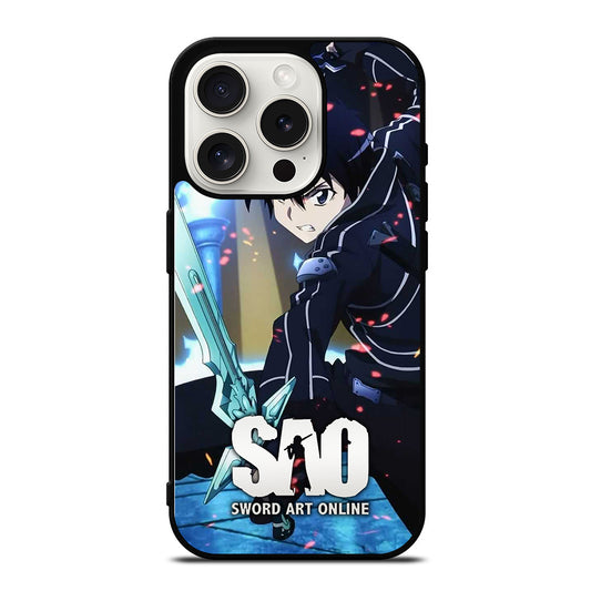 SWORD ART ONLINE KIRITO ANIME 2 iPhone 15 Pro Case Cover