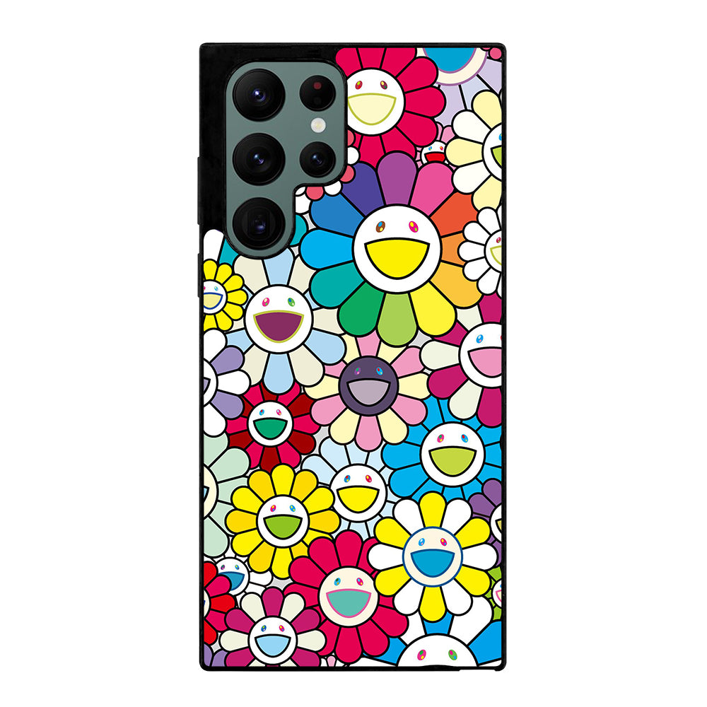 TAKASHI MURAKAMI FLOWERS COLORFUL Samsung Galaxy S22 Ultra Case Cover