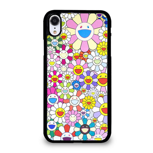 TAKASHI MURAKAMI FLOWERS PATTERN iPhone XR Case Cover