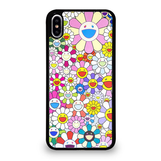 TAKASHI MURAKAMI FLOWERS PATTERN iPhone XS Max Case Cover