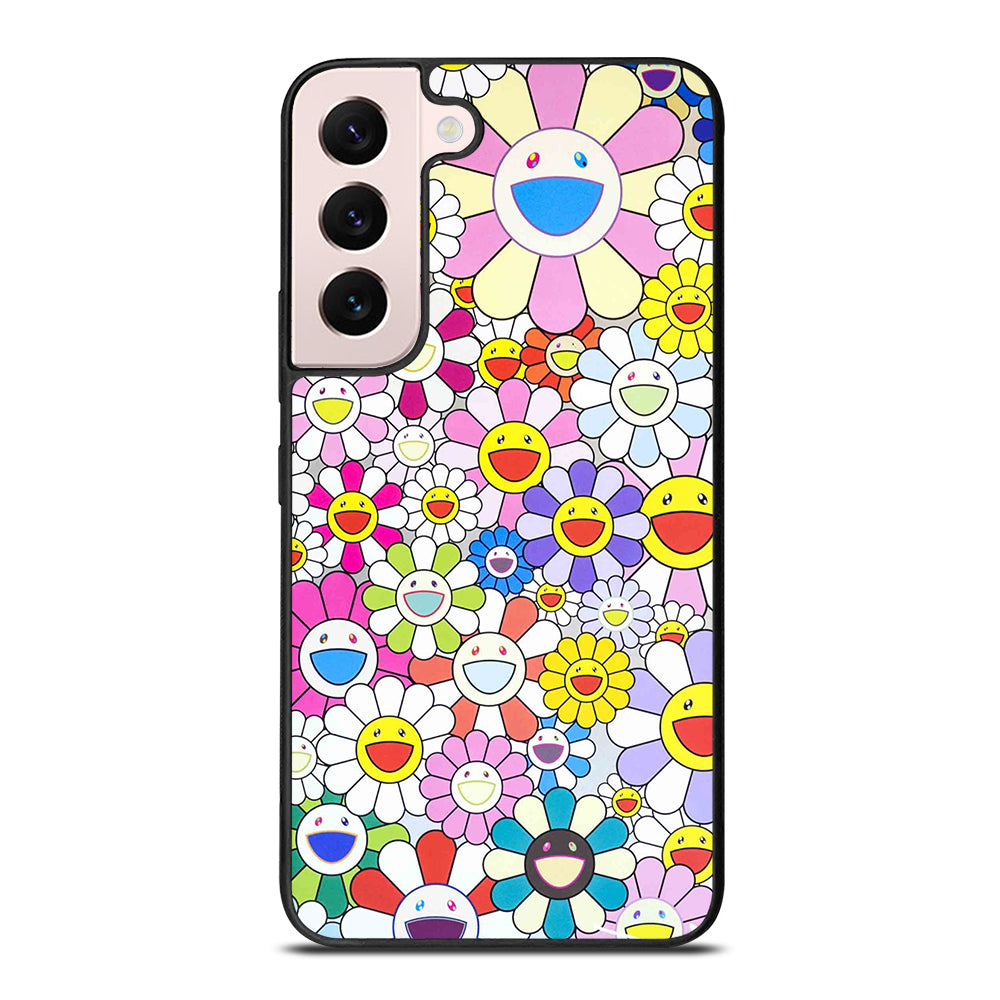 TAKASHI MURAKAMI FLOWERS PATTERN Samsung Galaxy S22 Plus Case Cover