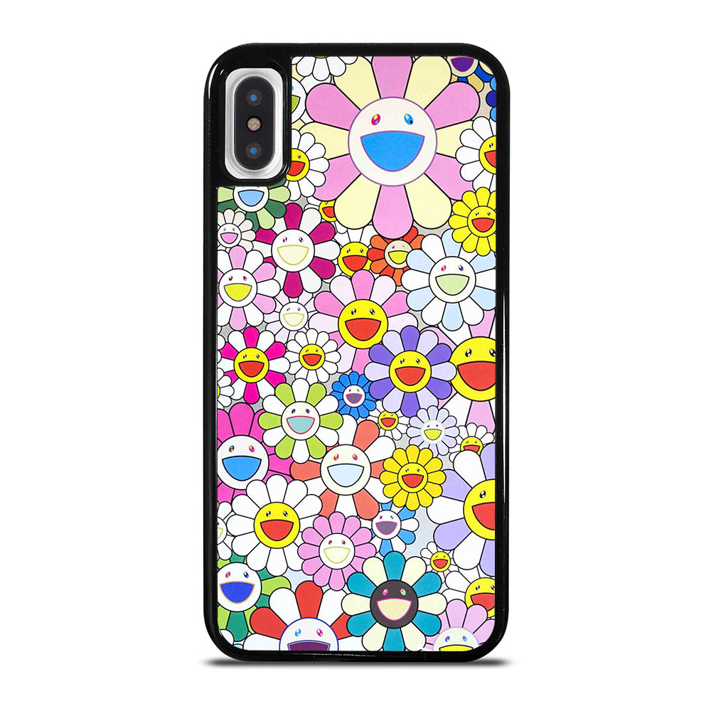 TAKASHI MURAKAMI FLOWERS PATTERN iPhone X / XS Case Cover