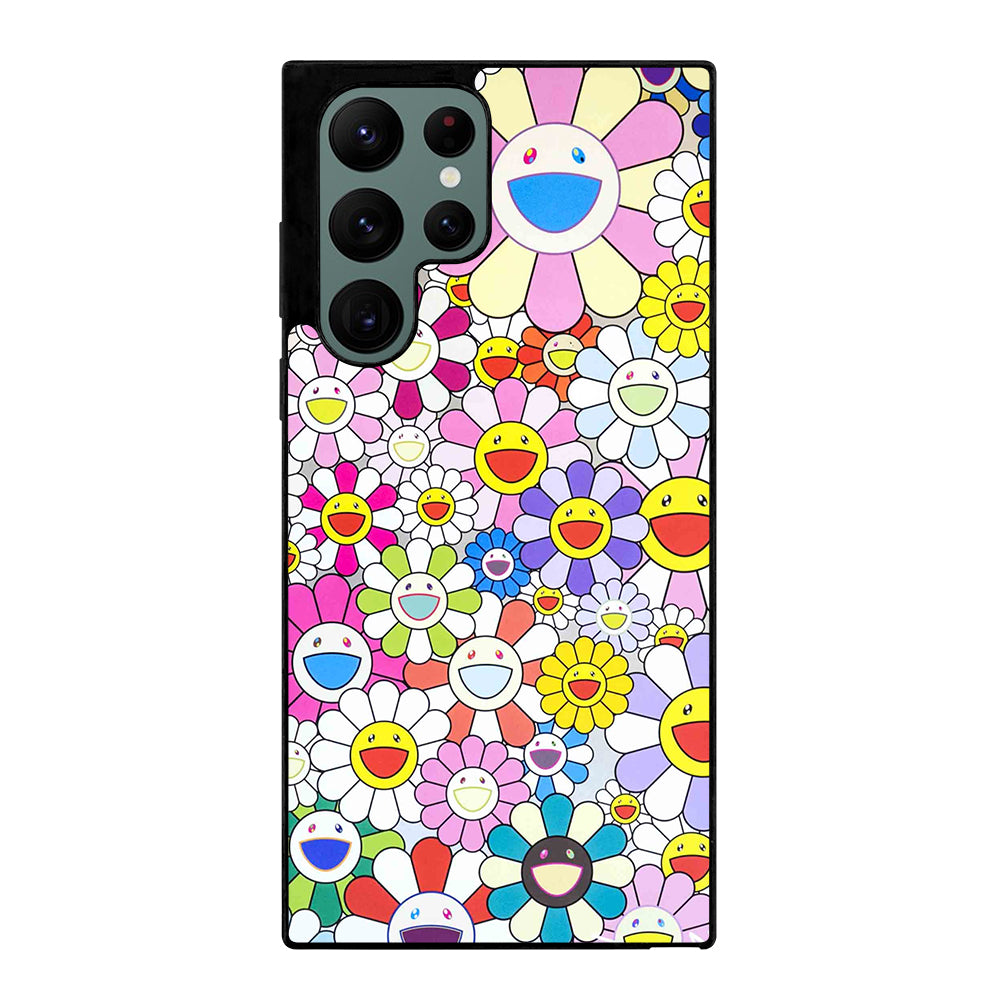 TAKASHI MURAKAMI FLOWERS PATTERN Samsung Galaxy S22 Ultra Case Cover