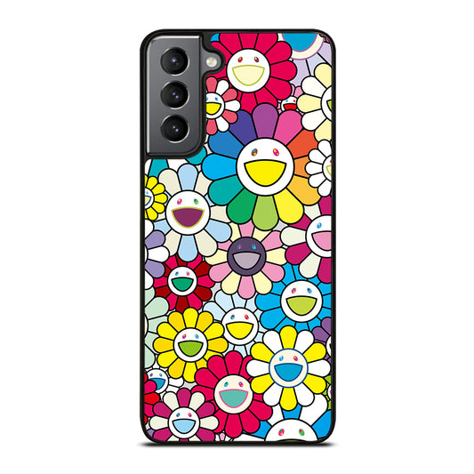 TAKASHI MURAKAMI FLOWERS COLORFUL Samsung Galaxy S21 Plus Case Cover