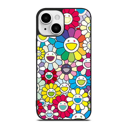TAKASHI MURAKAMI FLOWERS COLORFUL iPhone 13 Mini Case Cover