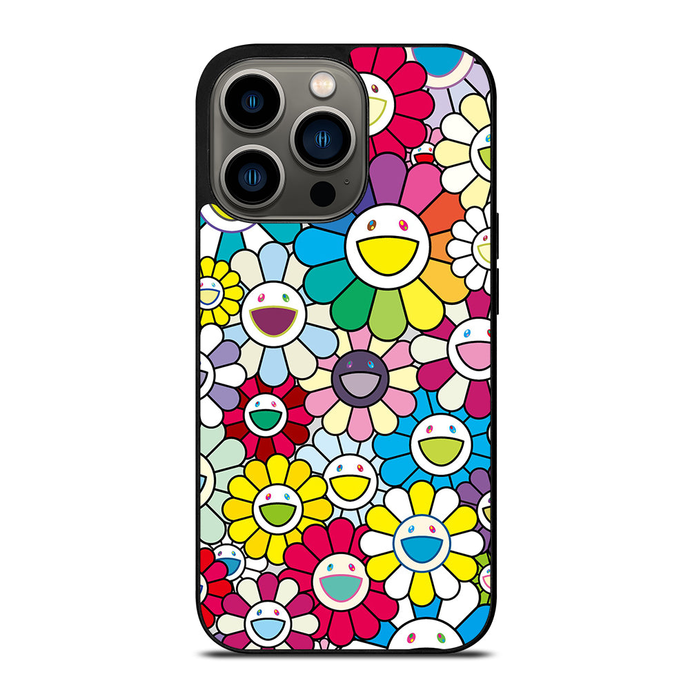 TAKASHI MURAKAMI FLOWERS COLORFUL iPhone 13 Pro Case Cover