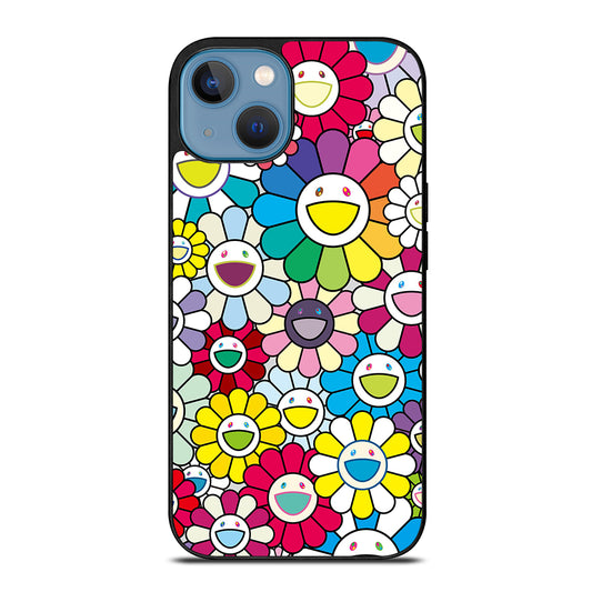 TAKASHI MURAKAMI FLOWERS COLORFUL iPhone 13 Case Cover
