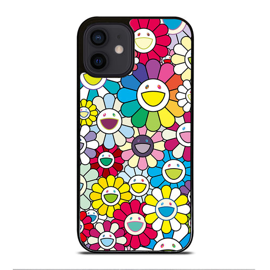 TAKASHI MURAKAMI FLOWERS COLORFUL iPhone 12 Mini Case Cover