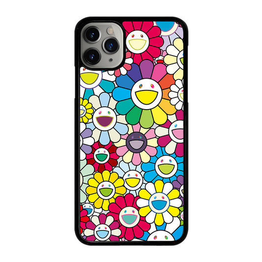 TAKASHI MURAKAMI FLOWERS COLORFUL iPhone 11 Pro Max Case Cover