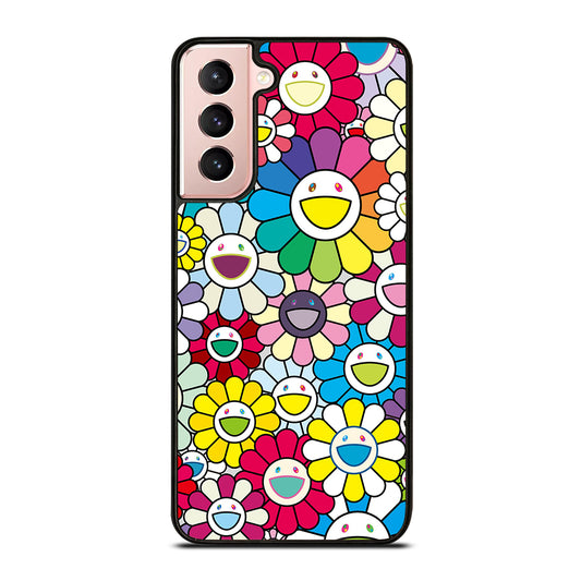 TAKASHI MURAKAMI FLOWERS COLORFUL Samsung Galaxy S21 Case Cover