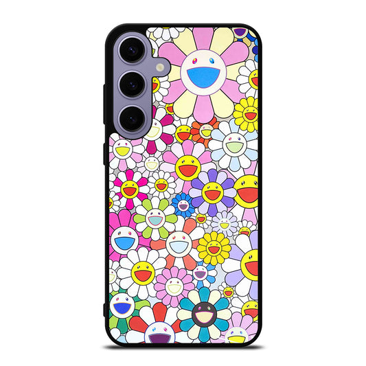 TAKASHI MURAKAMI FLOWERS PATTERN Samsung Galaxy S24 Plus Case Cover