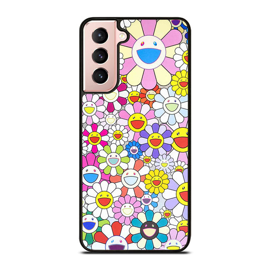 TAKASHI MURAKAMI FLOWERS PATTERN Samsung Galaxy S21 Case Cover