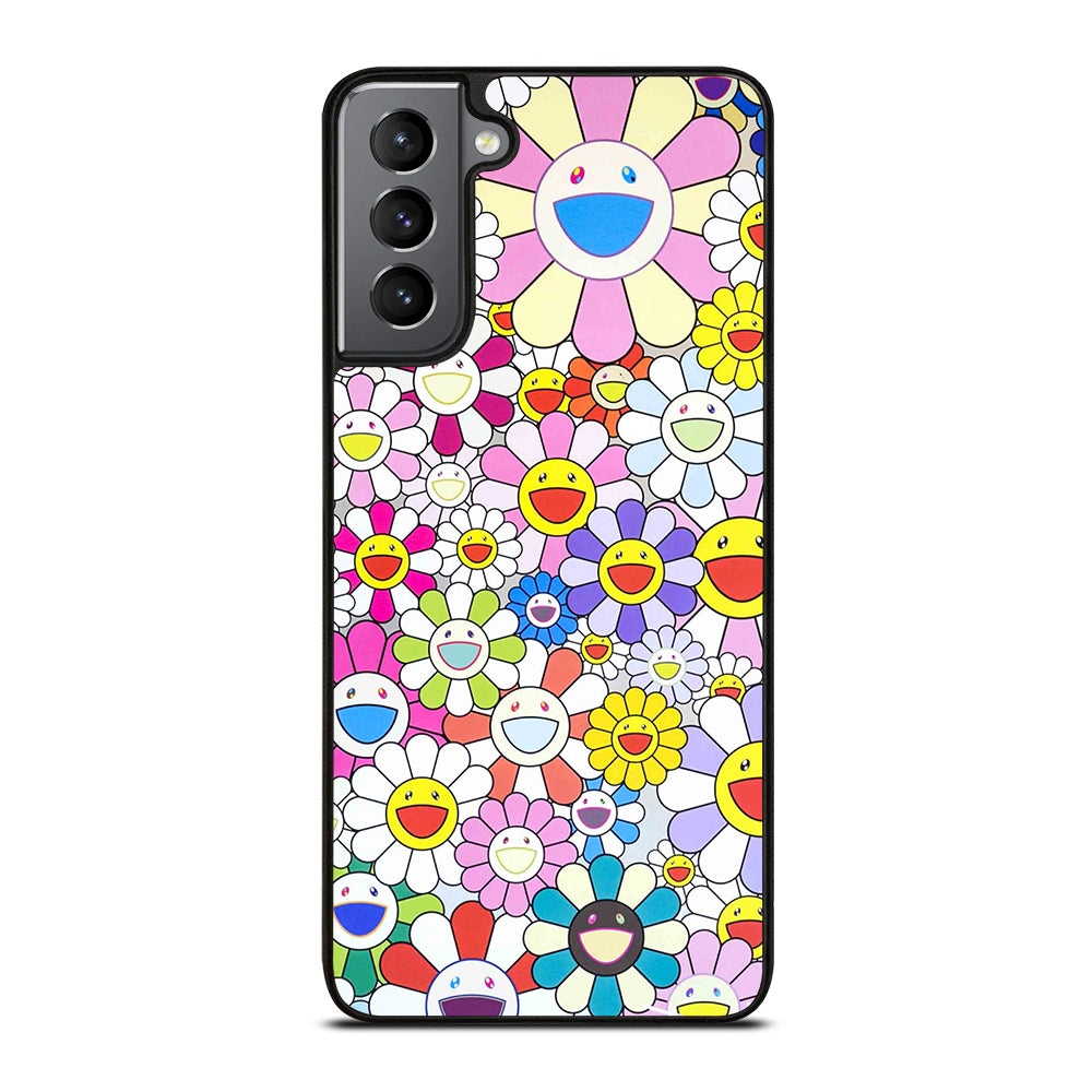 TAKASHI MURAKAMI FLOWERS PATTERN Samsung Galaxy S21 Plus Case Cover