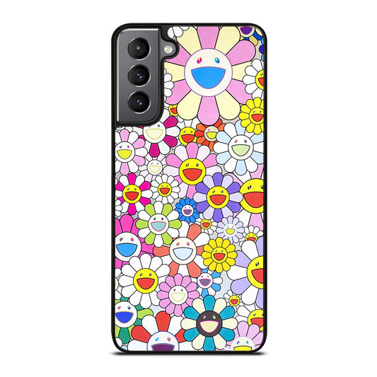 TAKASHI MURAKAMI FLOWERS PATTERN Samsung Galaxy S21 Plus Case Cover