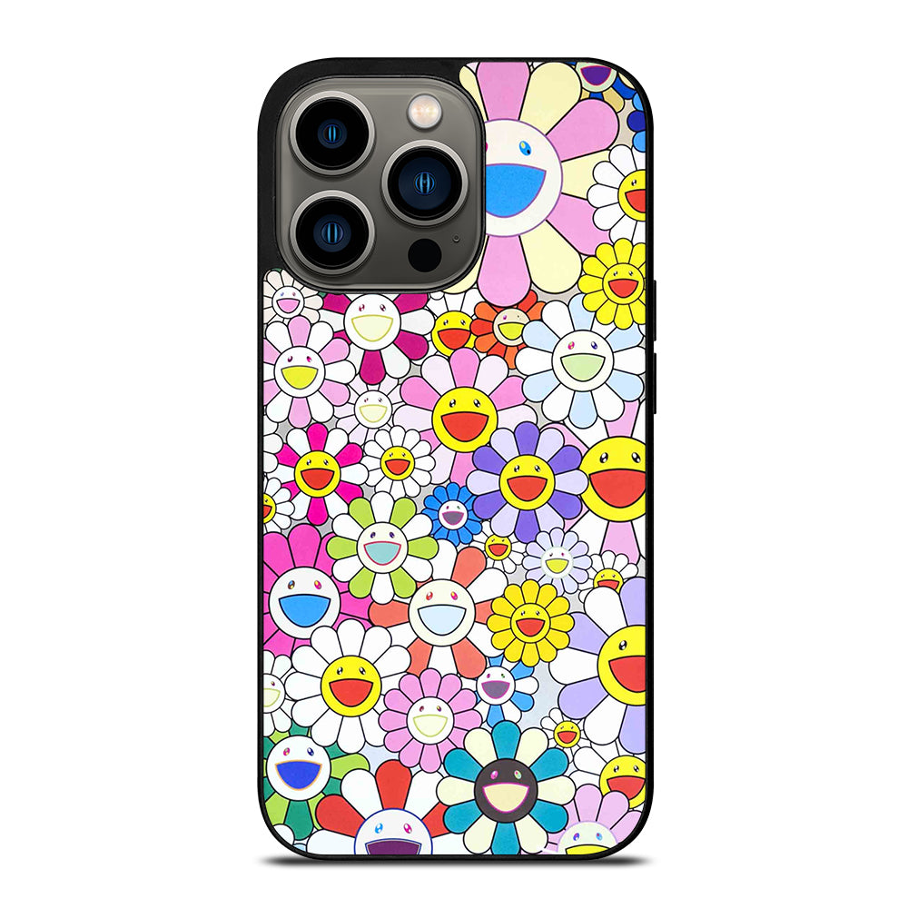 TAKASHI MURAKAMI FLOWERS PATTERN iPhone 13 Pro Case Cover