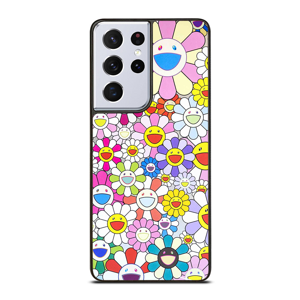 TAKASHI MURAKAMI FLOWERS PATTERN Samsung Galaxy S21 Ultra Case Cover