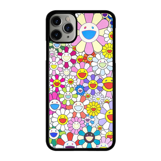 TAKASHI MURAKAMI FLOWERS PATTERN iPhone 11 Pro Max Case Cover