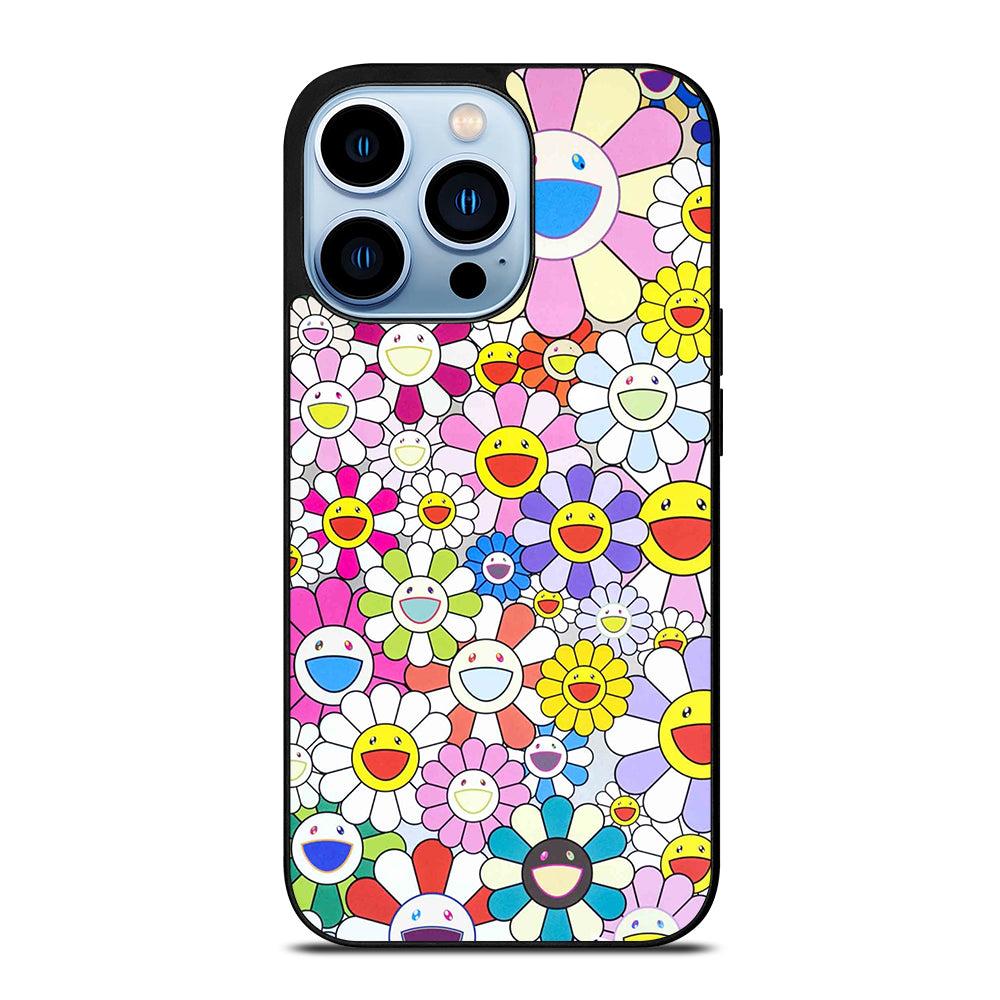 TAKASHI MURAKAMI FLOWERS PATTERN iPhone 13 Pro Max Case Cover