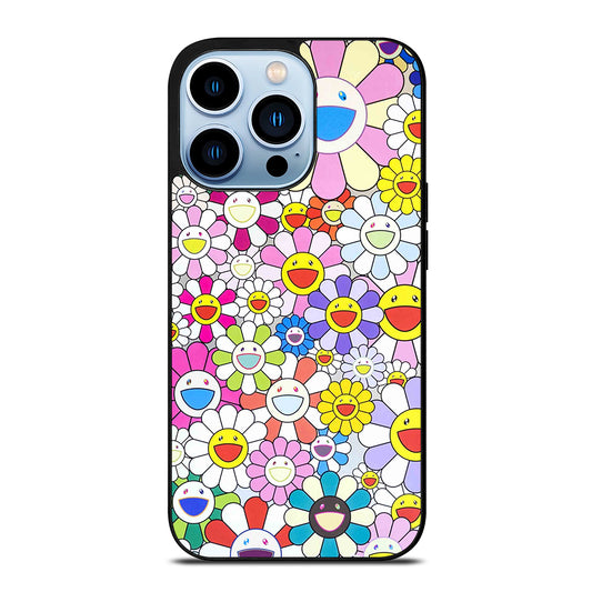 TAKASHI MURAKAMI FLOWERS PATTERN iPhone 13 Pro Max Case Cover