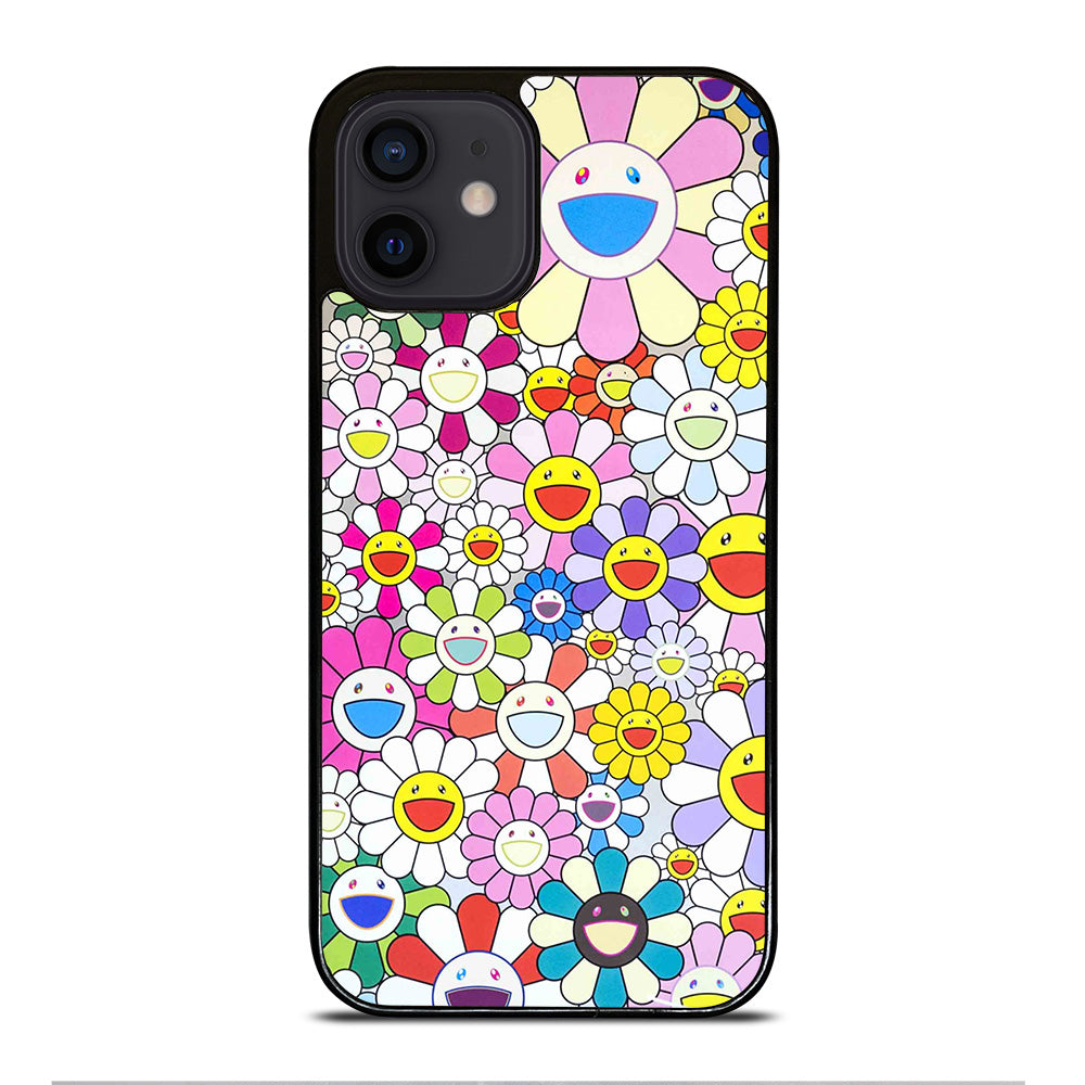 TAKASHI MURAKAMI FLOWERS PATTERN iPhone 12 Mini Case Cover