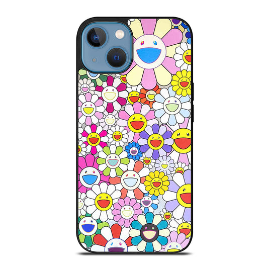 TAKASHI MURAKAMI FLOWERS PATTERN iPhone 13 Case Cover