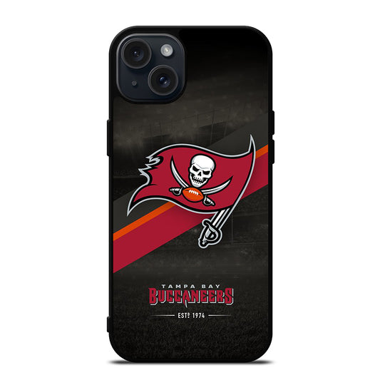 TAMPA BAY BUCCANEERS NFL LOGO iPhone 15 Plus Case Cover