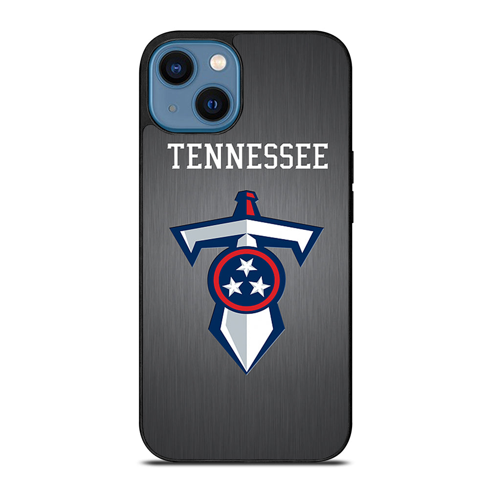 TENNESSEE TITANS METAL LOGO iPhone 14 Case Cover