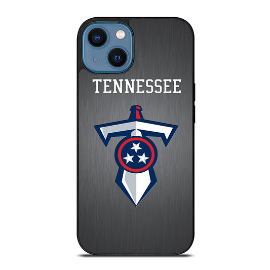 TENNESSEE TITANS METAL LOGO iPhone 14 Case Cover
