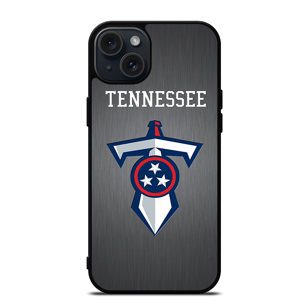 TENNESSEE TITANS METAL LOGO iPhone 15 Plus Case Cover