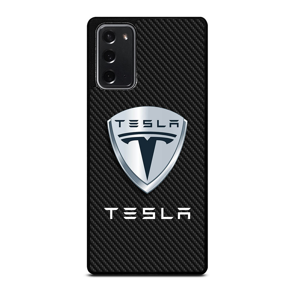 TESLA LOGO CARBON Samsung Galaxy Note 20 Case Cover