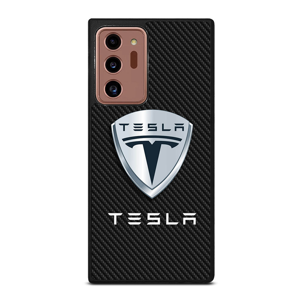 TESLA LOGO CARBON Samsung Galaxy Note 20 Ultra Case Cover