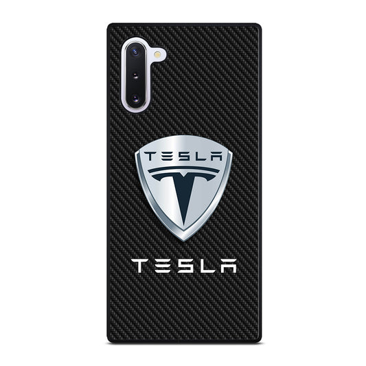 TESLA LOGO CARBON Samsung Galaxy Note 10 Case Cover