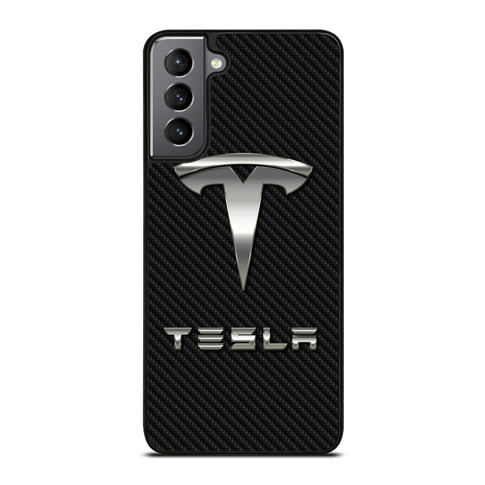 TESLA CARBON LOGO Samsung Galaxy S21 Plus Case Cover