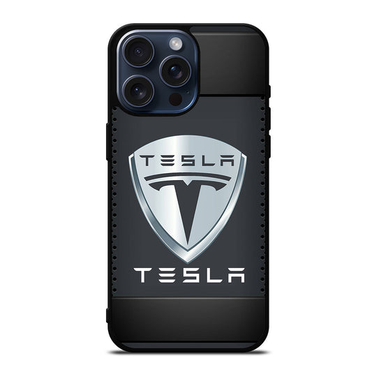 TESLA EMBLEM iPhone 15 Pro Max Case Cover