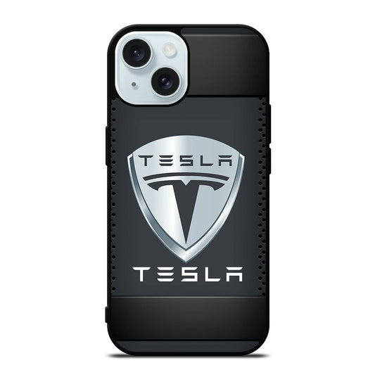 TESLA EMBLEM iPhone 15 Case Cover