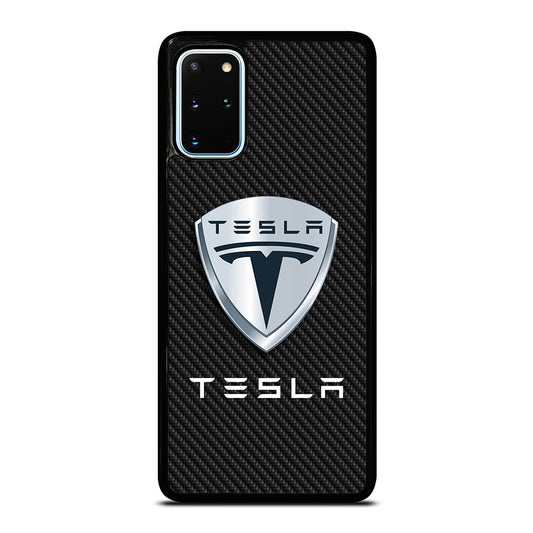 TESLA LOGO CARBON Samsung Galaxy S20 Plus Case Cover