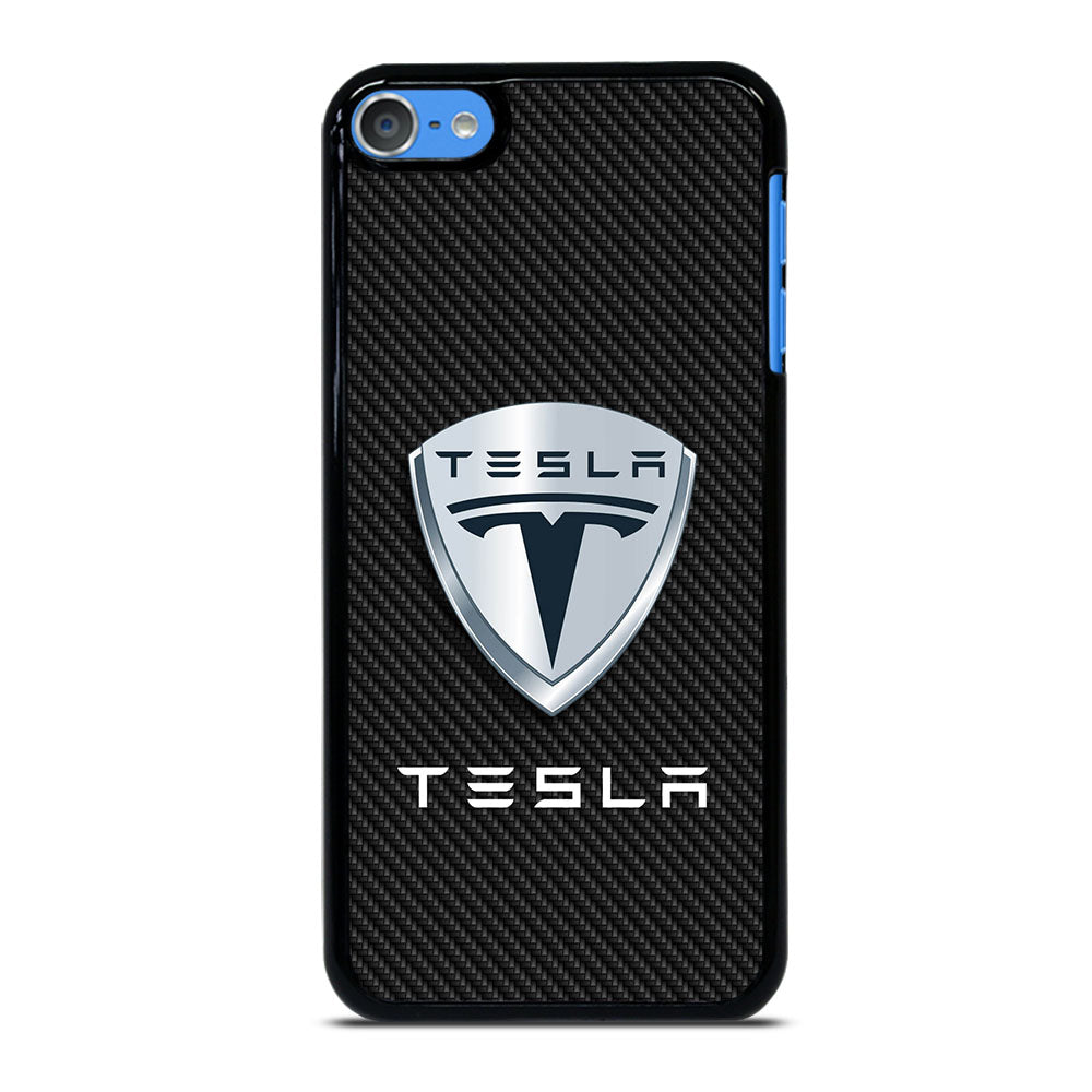TESLA LOGO CARBON iPod Touch 7 Case Cover