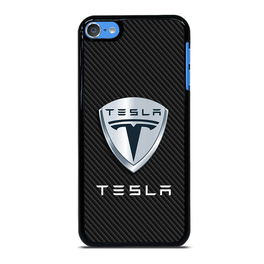 TESLA LOGO CARBON iPod Touch 7 Case Cover