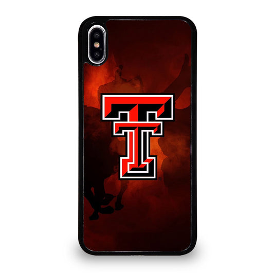 TEXAS TECH FOOTBALL LOGO 3 iPhone XS Max Case Cover